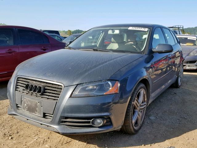 WAUMFAFM8BA010821 - 2011 AUDI A3 PREMIUM GRAY photo 2