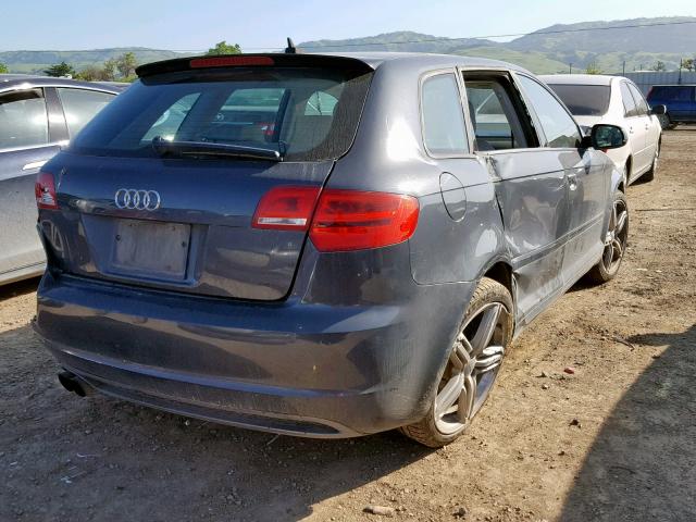 WAUMFAFM8BA010821 - 2011 AUDI A3 PREMIUM GRAY photo 4