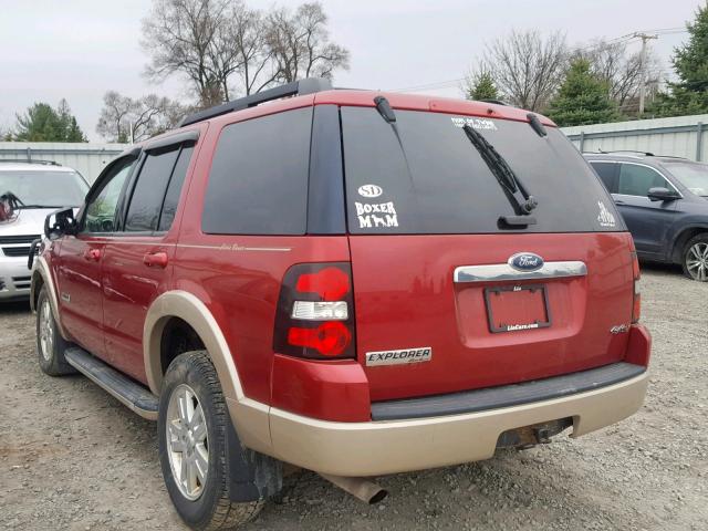 1FMEU74E98UA51506 - 2008 FORD EXPLORER E BURGUNDY photo 3