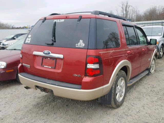 1FMEU74E98UA51506 - 2008 FORD EXPLORER E BURGUNDY photo 4