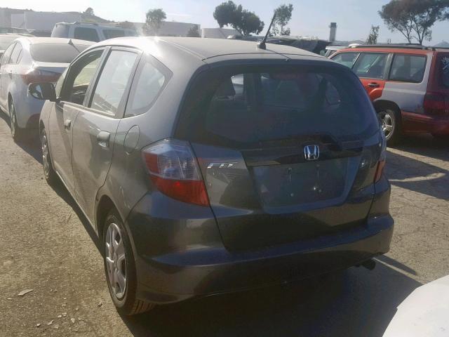 JHMGE8G38CC023266 - 2012 HONDA FIT GRAY photo 3