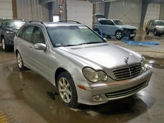 WDBRH81J65F613331 - 2005 MERCEDES-BENZ C 240 SPOR SILVER photo 1