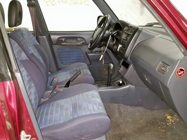 JT3HP10V8V0145315 - 1997 TOYOTA RAV4 MAROON photo 5