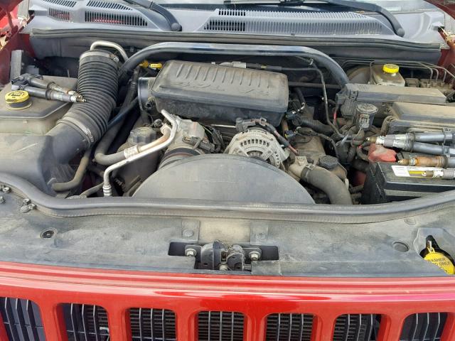1J8HG48N86C281793 - 2006 JEEP COMMANDER RED photo 7