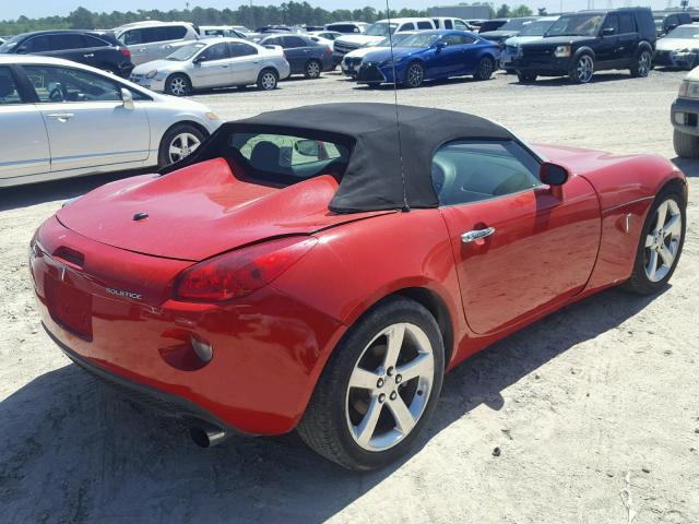 1G2MB33B26Y111741 - 2006 PONTIAC SOLSTICE RED photo 4