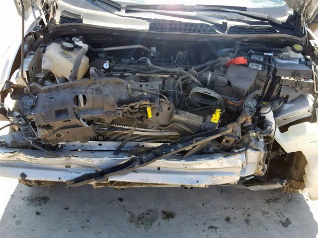 3FADP4AJ9DM204655 - 2013 FORD FIESTA S SILVER photo 7