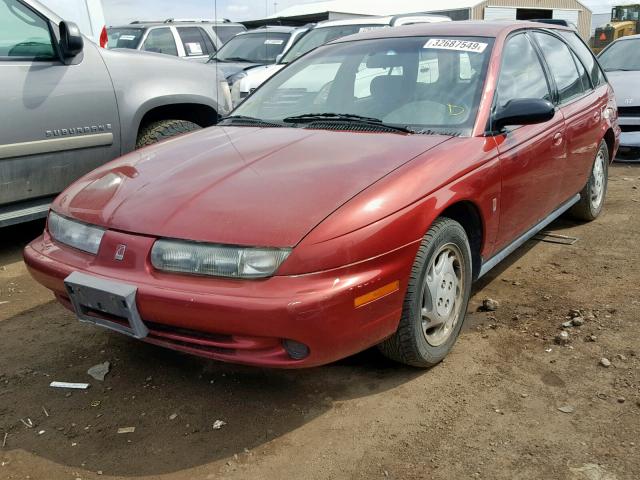 1G8ZK8277VZ101916 - 1997 SATURN SW2 RED photo 2