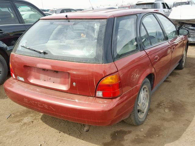 1G8ZK8277VZ101916 - 1997 SATURN SW2 RED photo 4