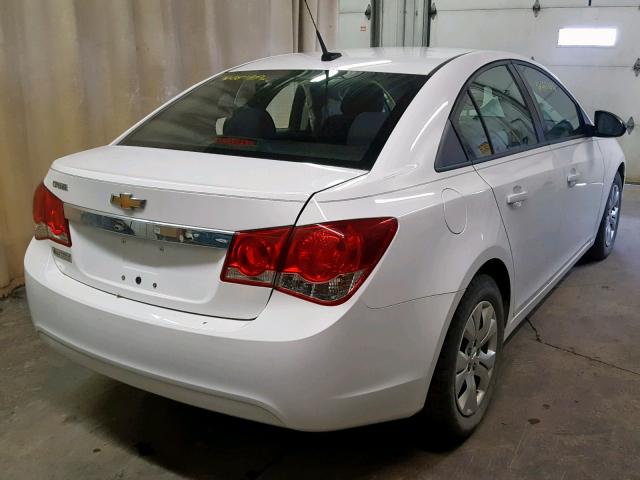 1G1PA5SHXE7144903 - 2014 CHEVROLET CRUZE LS WHITE photo 4