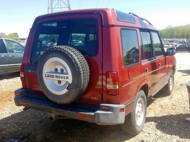 SALJY1247VA716004 - 1997 LAND ROVER DISCOVERY RED photo 4