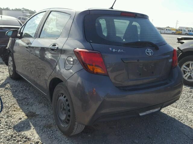 VNKKTUD35GA061982 - 2016 TOYOTA YARIS L GRAY photo 3