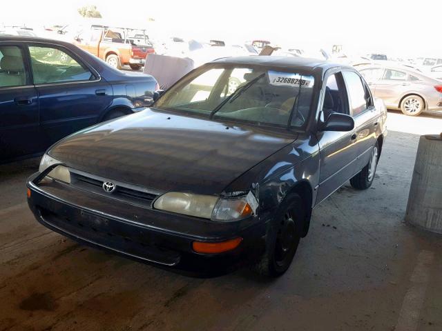 1NXAE00B0RZ189225 - 1994 TOYOTA COROLLA LE BLACK photo 2