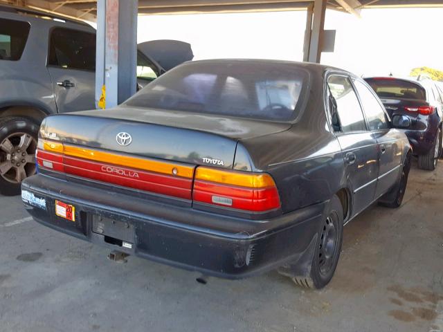 1NXAE00B0RZ189225 - 1994 TOYOTA COROLLA LE BLACK photo 4