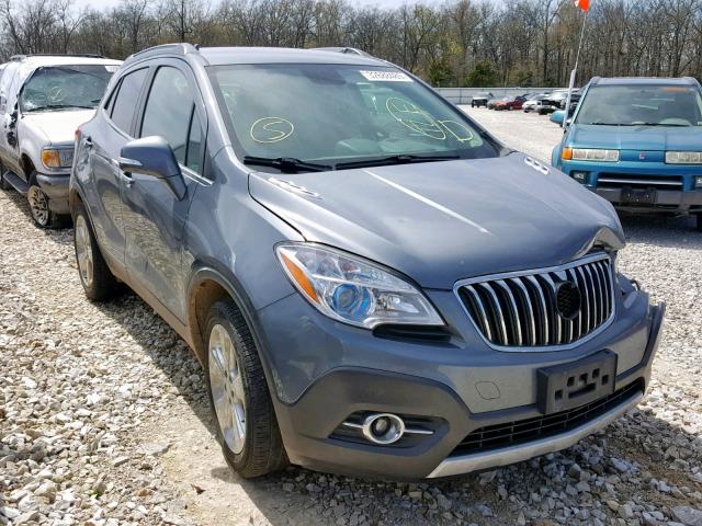 KL4CJBSB0FB170192 - 2015 BUICK ENCORE CON GRAY photo 1