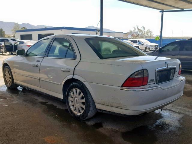 1LNHM86S94Y614935 - 2004 LINCOLN LS WHITE photo 3