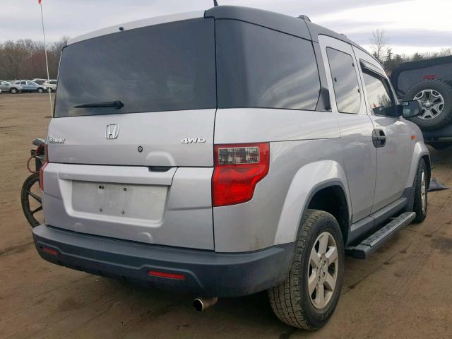 5J6YH2H7XAL004625 - 2010 HONDA ELEMENT EX SILVER photo 4