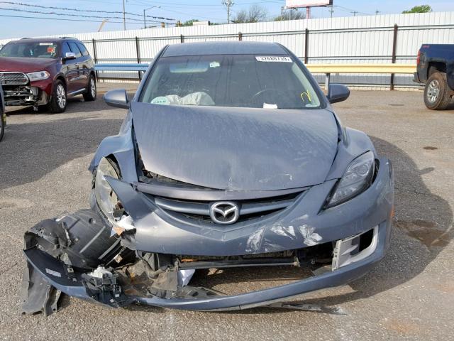 1YVHP82B395M09633 - 2009 MAZDA 6 S GRAY photo 7