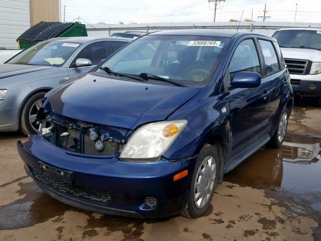 JTKKT604350106870 - 2005 TOYOTA SCION XA BLUE photo 2