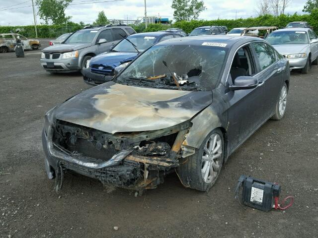 1HGCR2F98EA810497 - 2014 HONDA ACCORD TOU CHARCOAL photo 2