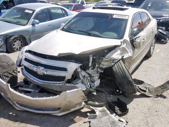 1G11C5SA8DF332908 - 2013 CHEVROLET MALIBU 1LT GOLD photo 2