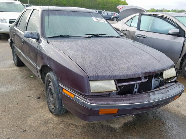 1B3XP28KXNN235108 - 1992 DODGE SHADOW AME BURGUNDY photo 1