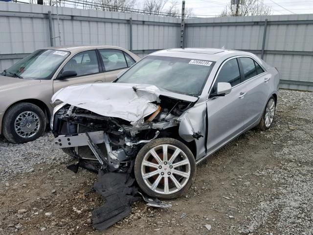 1G6AH5RX6E0167161 - 2014 CADILLAC ATS LUXURY SILVER photo 2