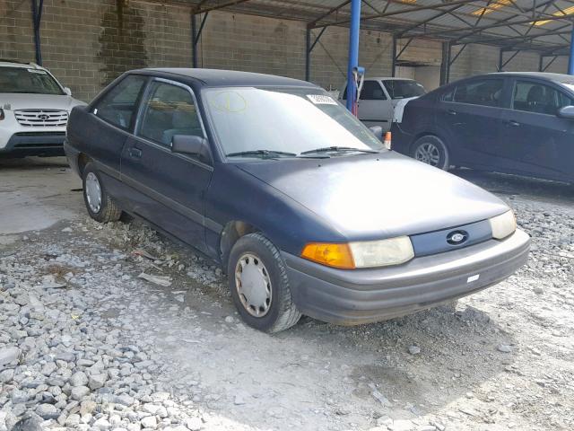 1FAPP11J1MW140719 - 1991 FORD ESCORT LX BLUE photo 1