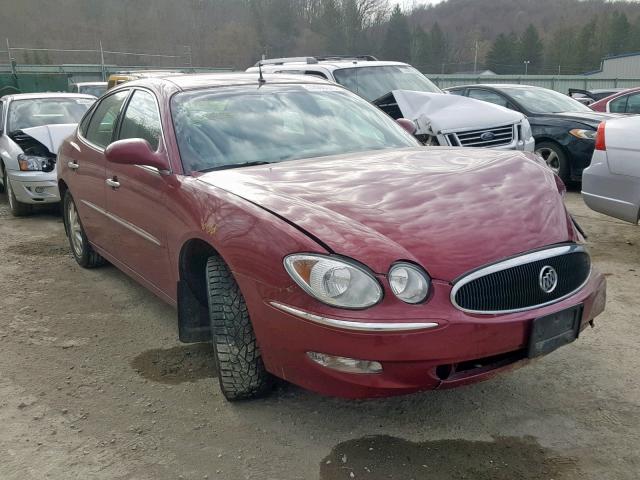 2G4WD532951337525 - 2005 BUICK LACROSSE C RED photo 1