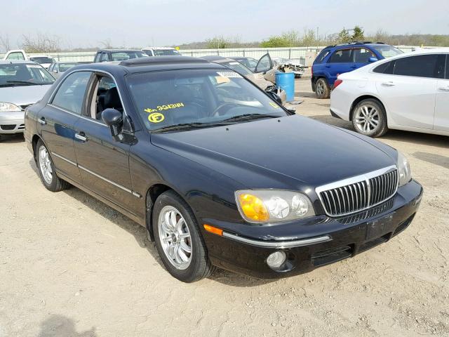 KMHFU45E22A221344 - 2002 HYUNDAI XG 350 BLACK photo 1