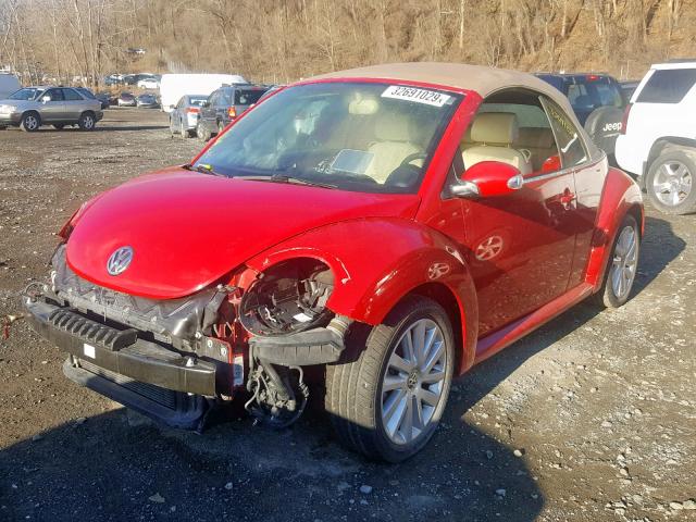 3VWRF31Y96M333652 - 2006 VOLKSWAGEN NEW BEETLE Qırmızı foto 2