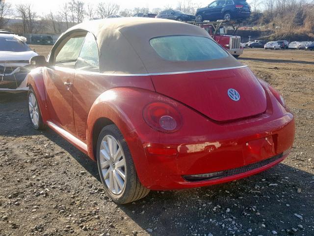 3VWRF31Y96M333652 - 2006 VOLKSWAGEN NEW BEETLE Qırmızı foto 3