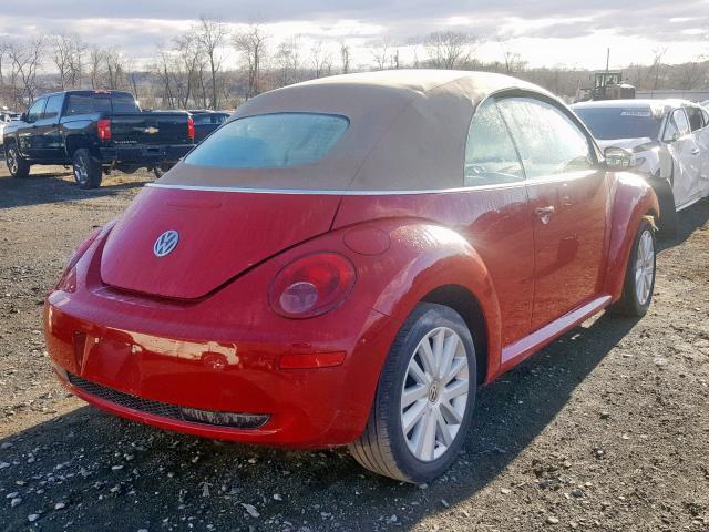 3VWRF31Y96M333652 - 2006 VOLKSWAGEN NEW BEETLE Qırmızı foto 4