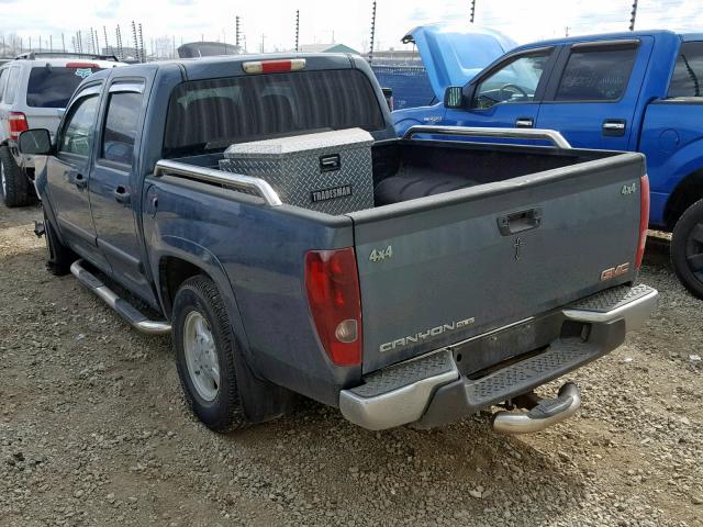 1GTDT13E078139059 - 2007 GMC CANYON BLUE photo 3