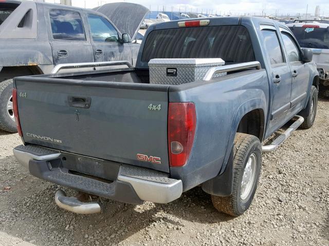 1GTDT13E078139059 - 2007 GMC CANYON BLUE photo 4