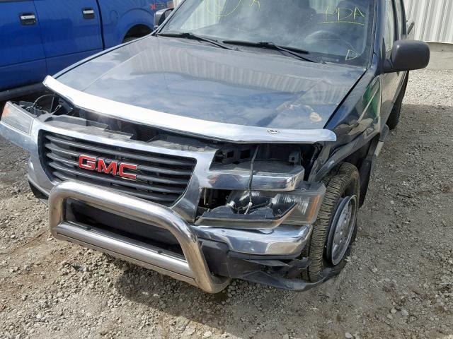 1GTDT13E078139059 - 2007 GMC CANYON BLUE photo 9