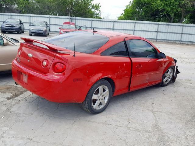 1G1AL18F487259001 - 2008 CHEVROLET COBALT LT RED photo 4