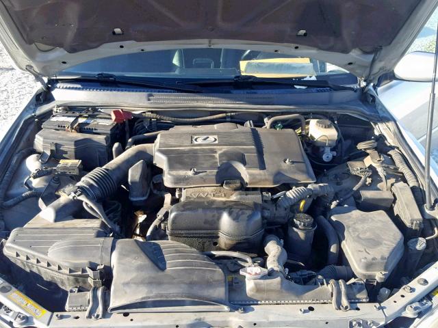 JTHBD192120059762 - 2002 LEXUS IS 300 SILVER photo 7