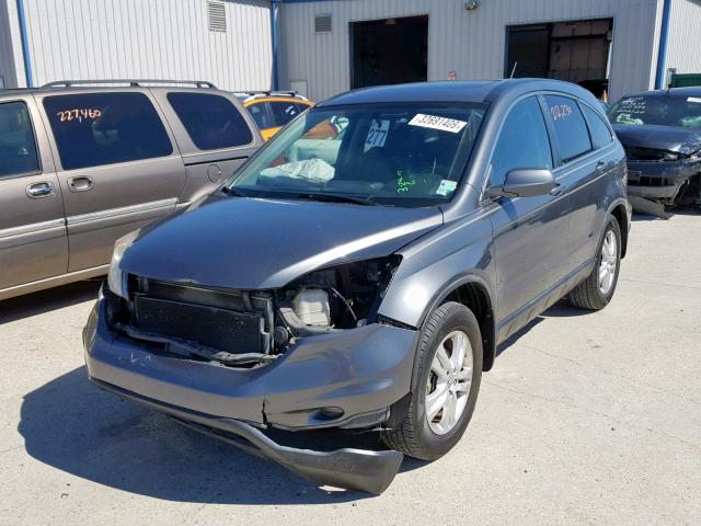 5J6RE3H7XBL056566 - 2011 HONDA CR-V EXL GRAY photo 2