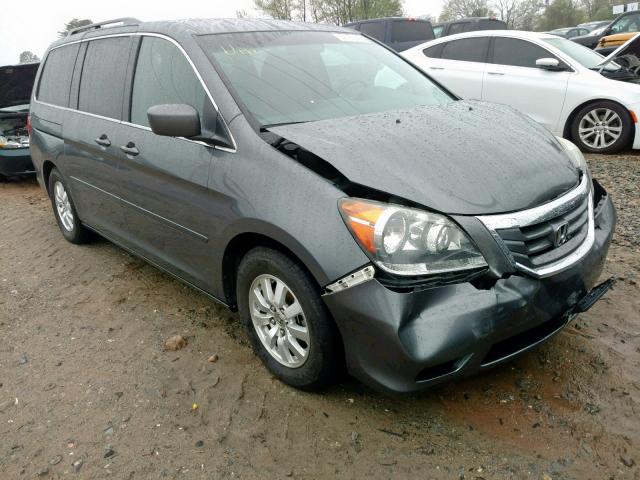 5FNRL3H42AB081335 - 2010 HONDA ODYSSEY EX GRAY photo 1