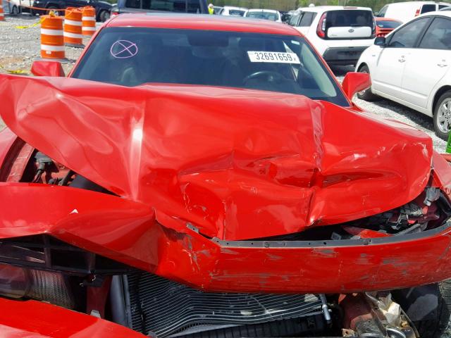 2G1FK1EJ4A9112201 - 2010 CHEVROLET CAMARO SS RED photo 7