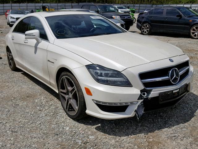 WDDLJ7EB5CA007253 - 2012 MERCEDES-BENZ CLS 63 AMG WHITE photo 1