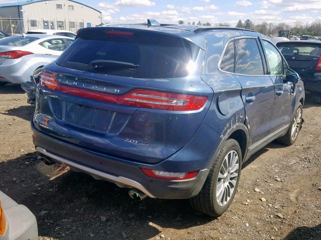 5LMCJ3D90JUL01262 - 2018 LINCOLN MKC RESERV BLUE photo 4