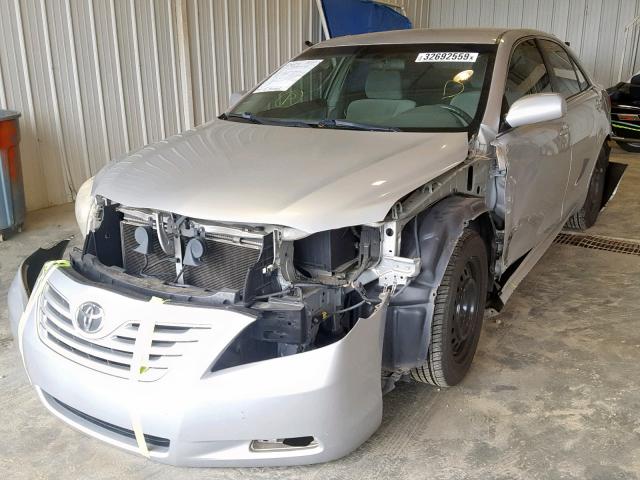 4T1BE46K27U720103 - 2007 TOYOTA CAMRY NEW SILVER photo 2