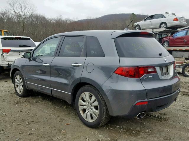 5J8TB1H56CA005135 - 2012 ACURA RDX TECHNO GRAY photo 3