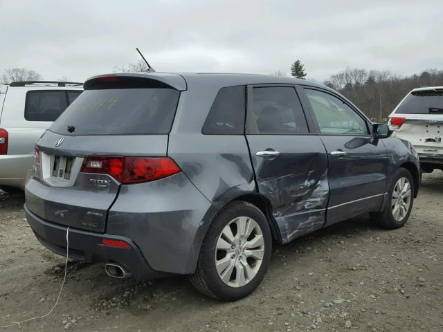 5J8TB1H56CA005135 - 2012 ACURA RDX TECHNO GRAY photo 4