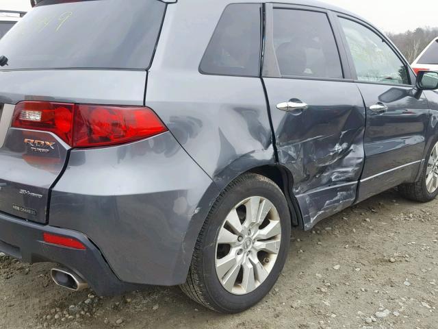 5J8TB1H56CA005135 - 2012 ACURA RDX TECHNO GRAY photo 9