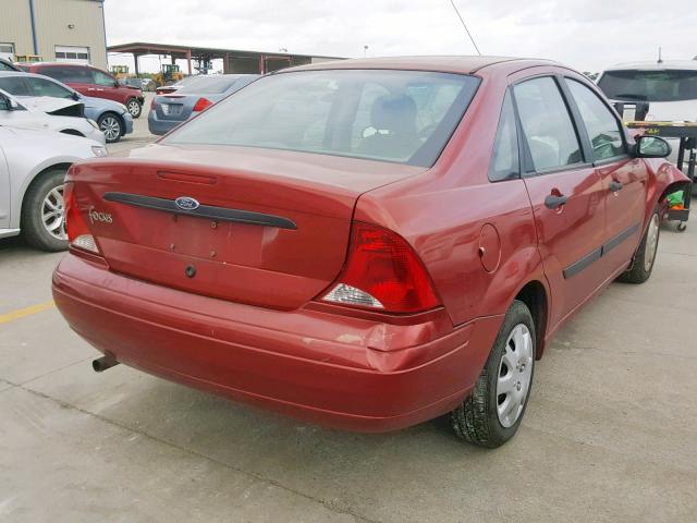 1FAFP33P43W334667 - 2003 FORD FOCUS LX RED photo 4