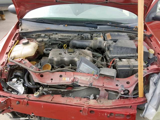 1FAFP33P43W334667 - 2003 FORD FOCUS LX RED photo 7