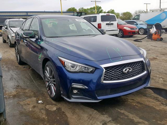 JN1FV7AR7JM481458 - 2018 INFINITI Q50 RED SP BLUE photo 1