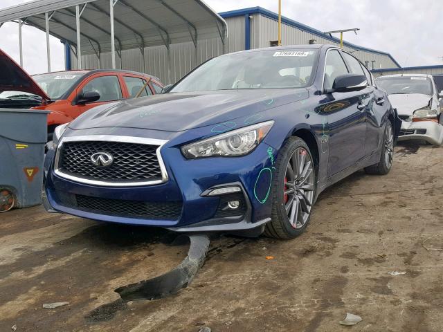 JN1FV7AR7JM481458 - 2018 INFINITI Q50 RED SP BLUE photo 2